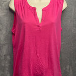SONOMA LIFE+STYLE Womens Pink Sleeveless Lace Back V Neck Tank Top Shirt M Size L Photo 0