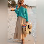 Salty Lemon  cotton maxi dress size M/L  fits Photo 2