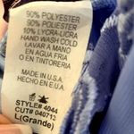 PromGirl Tawny Blue Maxi Dress Gown L Lace Detail Racerback Design Prom Wedding Photo 9