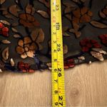 Sara Campbell Sheer Moody Floral Burnout Velvet Blouse Womens Large Made in USA Black Photo 10