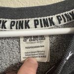 Victoria's Secret  PINK Dark Gray Crewneck Sweater Photo 1