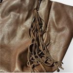 Altar'd State Alter’d State Brown Leather Boho Tote Bag with Tassel, EUC Photo 2