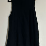 J. Crew Factory Turtleneck Cotton Sweater Tank in Black Size Large Photo 0