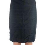 J.Crew Black Twill Straight Pencil Career Office Business Knee Length Skirt 0 Photo 0
