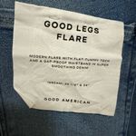 Good American  Good Legs Flare Jeans Light Wash Denim 18 Distressed Ripped Knees Photo 11