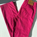 Women's Escada Magenta Gold Button Boot Cut Pants jeans US 6 Pink Photo 0
