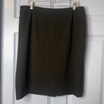 Calvin Klein Basic Black Classic Straight Knee Length Skirt Size 16 Career Work Photo 7