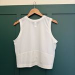 Lululemon Mesh Back Cropped Train Tank Top White Photo 5