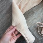 Bcbg Maxazria cream corset lace‎ up sweater Photo 3