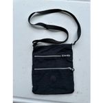 Kipling Keiko Black Crinkled Nylon Adjustable Travel Slim Crossbody Bag Photo 1