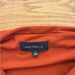 Majorelle  - Destiny Off Shoulder Crop Top & Ruched Mini Skirt in Orange Rust Photo 1