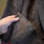 Benetton Italy Brown Tweed jacket size 12 (48) Brown Photo 3