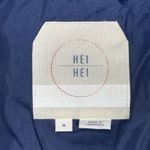 Anthropologie  Hei Hei Jacket Womens‎ Medium Blue Juneworthy Satin Bomber Jacket Photo 5