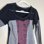 Women's Tunic Mini Dress Patchwork Unconventional Lace goth Whimsigoth Steampunk Size L Photo 1