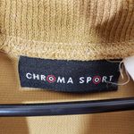 CHROMA SPORT XL Tan, White Solid Camp Wildwood 1983 Vintage, Zip front Jacket Tan Photo 5