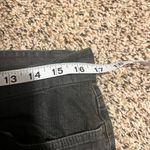 Eileen Fisher Eileen‎ Fisher Cargo Pants Zipper Pockets Black Denim Size 8 Photo 4