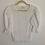 Nation Ltd Nation, Ltd white puff sleeve Top women's size medium Photo 0