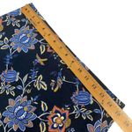 Loft Mini Skirt Women’s Floral A-line Blue Size M Casual Aesthetic Church Office Photo 5