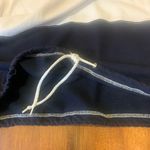 Jaclyn Smith  Top Large White and Navy Color Block Hoodie zip Nautical Coastal Photo 5