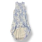 Bella Dahl   Blue Ruffled Tiered‎ Mini Dress Size Small Preppy, Boho, Sundress Photo 4