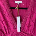 House of Harlow  1960 Barbie Pink Eyelet Midi Dress Size Medium Photo 4