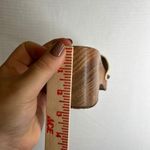 ZARA  Wood Platform‎ Clogs Sandals Size 39 Ivory Leather Slip On Shoes Photo 5