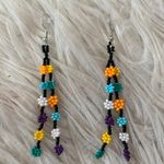 Altar'd State NWOT Altar d’state bohemian beaded flower drop earrings  Photo 1
