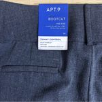 Apt. 9  Bootcut Midrise‎ Tummy Control Pants 410 Navy Size 14 Photo 9