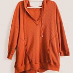 Free People Intimately Early Night Thermal Hoodie – Burnt Orange Cozycore Medium Photo 0