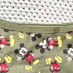 Disney Mickey Mouse Green Lightweight Nylon All Over Print Shoulder Bag & Pouch Photo 2
