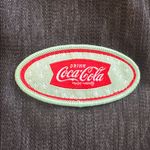 Unique Vintage  Coca-Cola Button Front Romper 2X/18 Black Denim Retro 1950s Photo 4