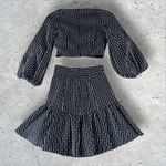 C/MEO COLLECTIVE  x Revolve Even Love Balloon Sleeve Top Ruffle Skirt Set‎ Sz S Photo 3