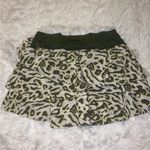 Aerie Green Patterned Athletic Animal Print Skirt size XL Photo 4