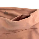 Alo Yoga Ultimate High Waisted Stripe Mesh Leggings Pink Rosewater Athletic S Photo 6