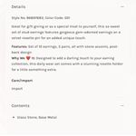 Free People  Rosette Stud Pack NWT Photo 5