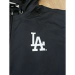 Women's Los Angeles Dodgers Black Plus Size Anorak Quarter Photo 3