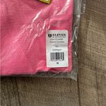 NWT EleVen Glamour Girl Ribbed High Waisted Crossover Biker Shorts Pink Size M Photo 4
