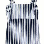 Show Me Your Mumu Blue White Striped Aria Sleeveless Square Neck Mini Dress M Photo 2