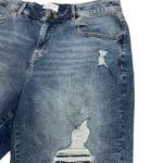 Lane Bryant  Signature Fit Mid Rise Boyfriend Bermuda Short Light Denim Size 16 Photo 3