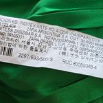 ZARA LIMITED EDITION GREEN PLEATED MIDI DRESS WITH PUFF SLEEVES 2297/693 small Photo 11