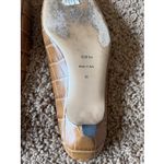 Toteme Croc Embossed Leather Square Toe Mules Kitten Pumps Womens Italy 39 US 9 Brown Photo 13