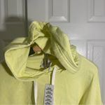 Urban Outfitters Lime Cropped Hooded Sweatshirt Large Photo 1