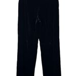 The Limited  Black Velour Silk Blend Cassidy Fit Side Zip Dress Pants Women Sz 4 Photo 1