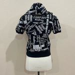 Feathers Royal Motor Company Short Sleeve Full Zip Hoodie Medium Black Photo 10