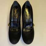 YSL Yves Saint Laurent Babydoll Stiletto Platform Heels D24 Photo 1