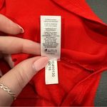 EXPRESS  Red Zip Up Tank Top Photo 5
