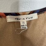 Tea N Rose Fringe Dress Sz S Chevron Stripe Aztec Southwest Cowgirl Photo 3