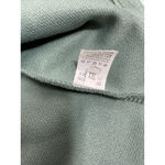 Womans Excellent Condition Hooded Knee Length Fleece Jacket XXL Aqua Green Photo 3