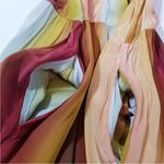 Sundance  Zivah Dress Tasseled Layered Ombre Suite of Sunset Tones Size Small Photo 4