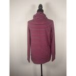 LL Bean Ultrasoft Sweats Funnelneck Pullover Women S Pink Stripe Casual Comfy ** Photo 1
